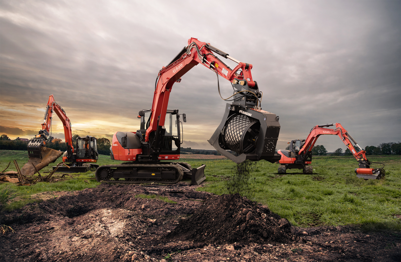 Midi escavatore Kubota KX085-5 2P - Franco Clò Macchine Movimento Terra