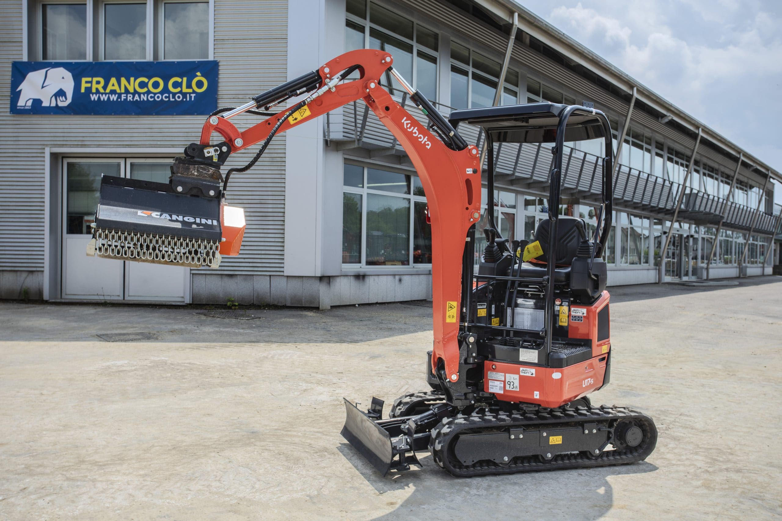 Mini escavatore Kubota U17-5 - Franco Clò Macchine Movimento Terra