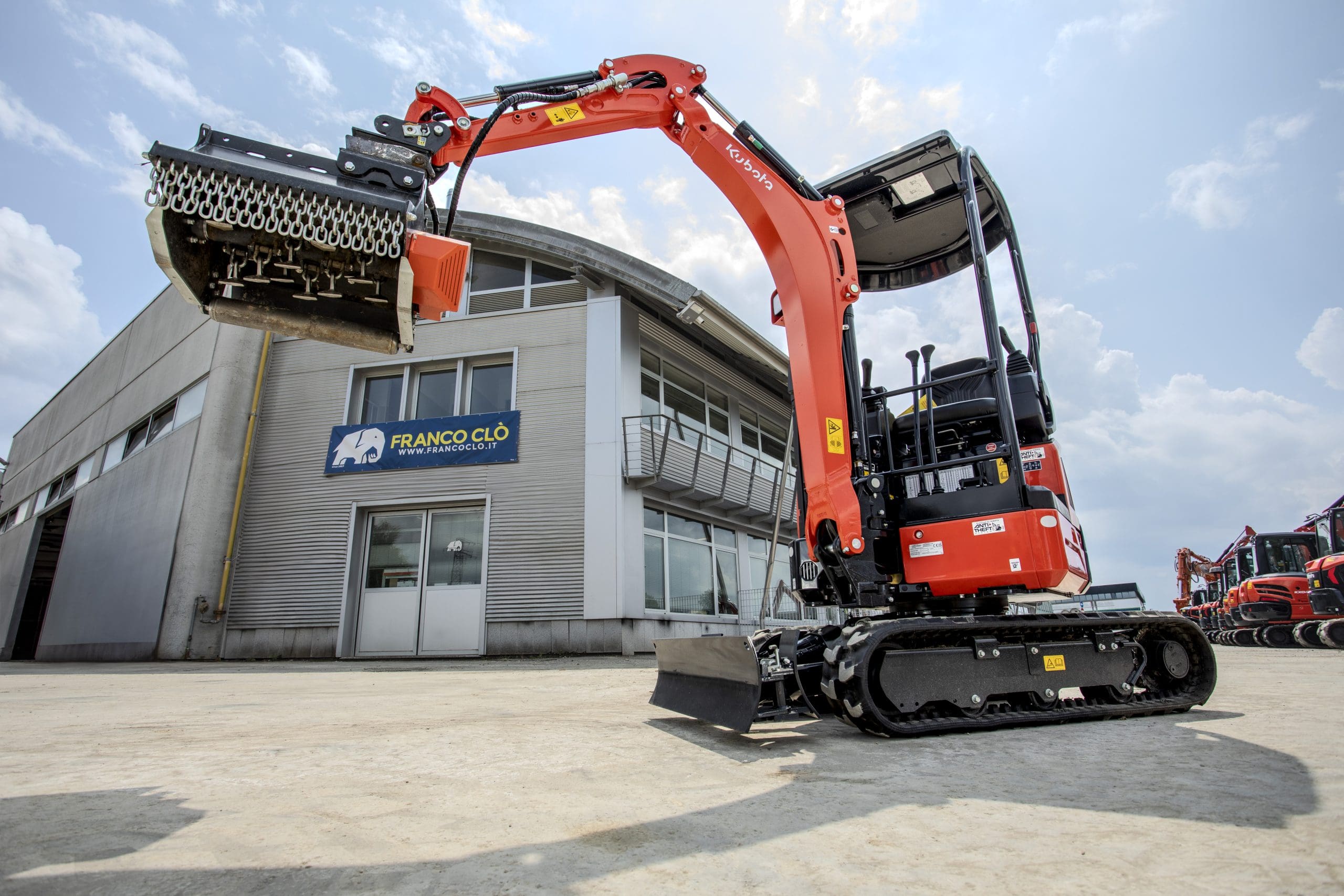 Mini escavatore Kubota U17-5 - Franco Clò Macchine Movimento Terra