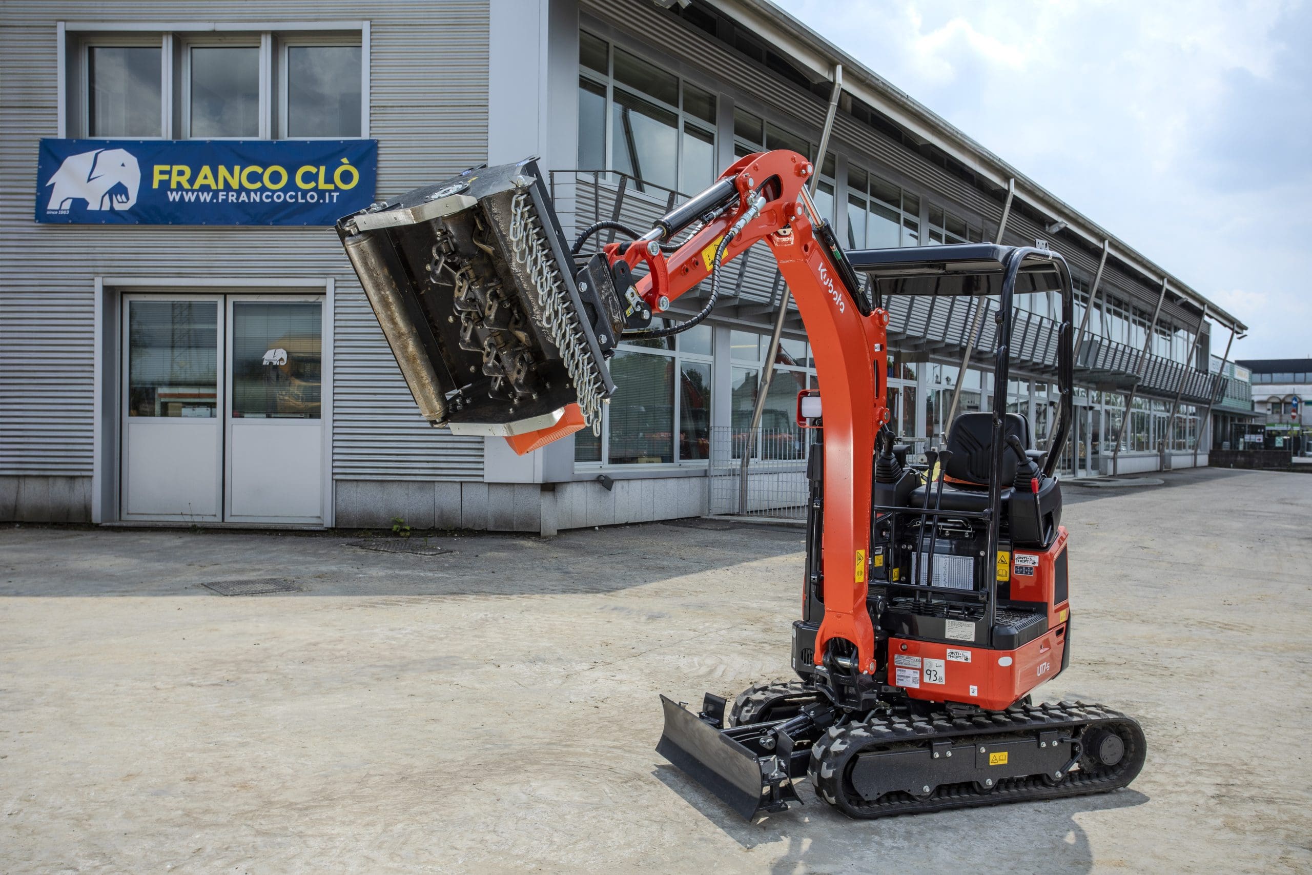 Mini escavatore Kubota U17-5 - Franco Clò Macchine Movimento Terra