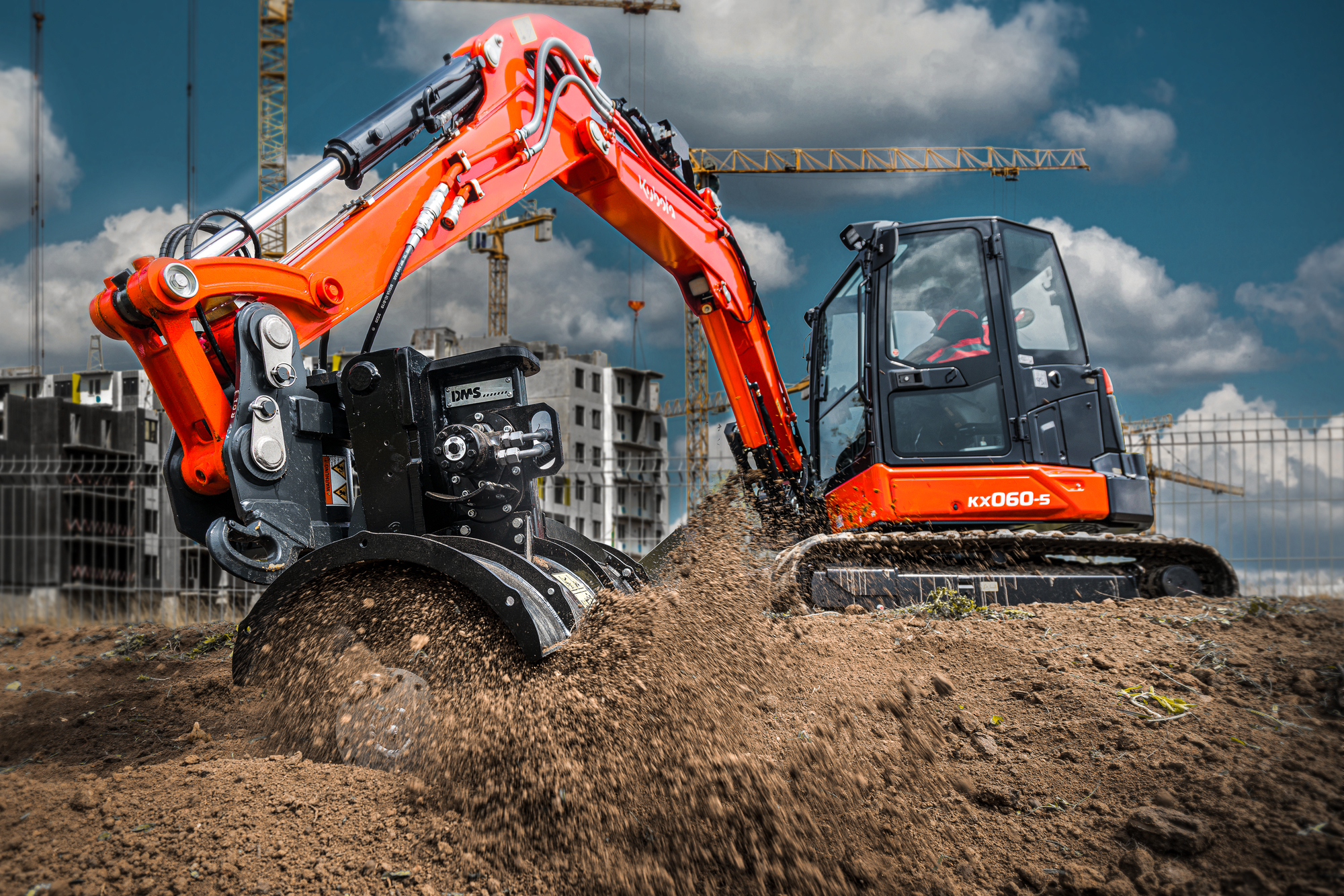 Mini escavatore Kubota KX060-5 - Franco Clò Macchine Movimento Terra