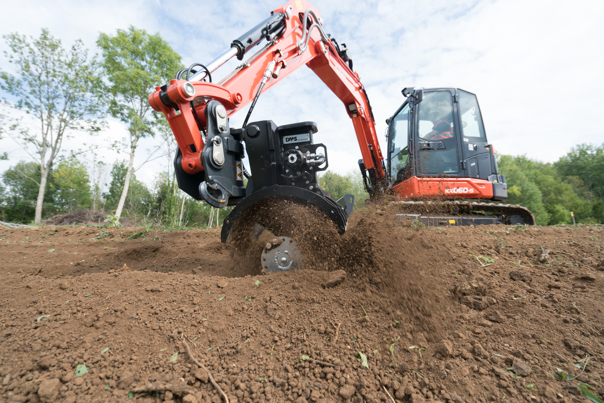 Mini escavatore Kubota KX060-5 - Franco Clò Macchine Movimento Terra