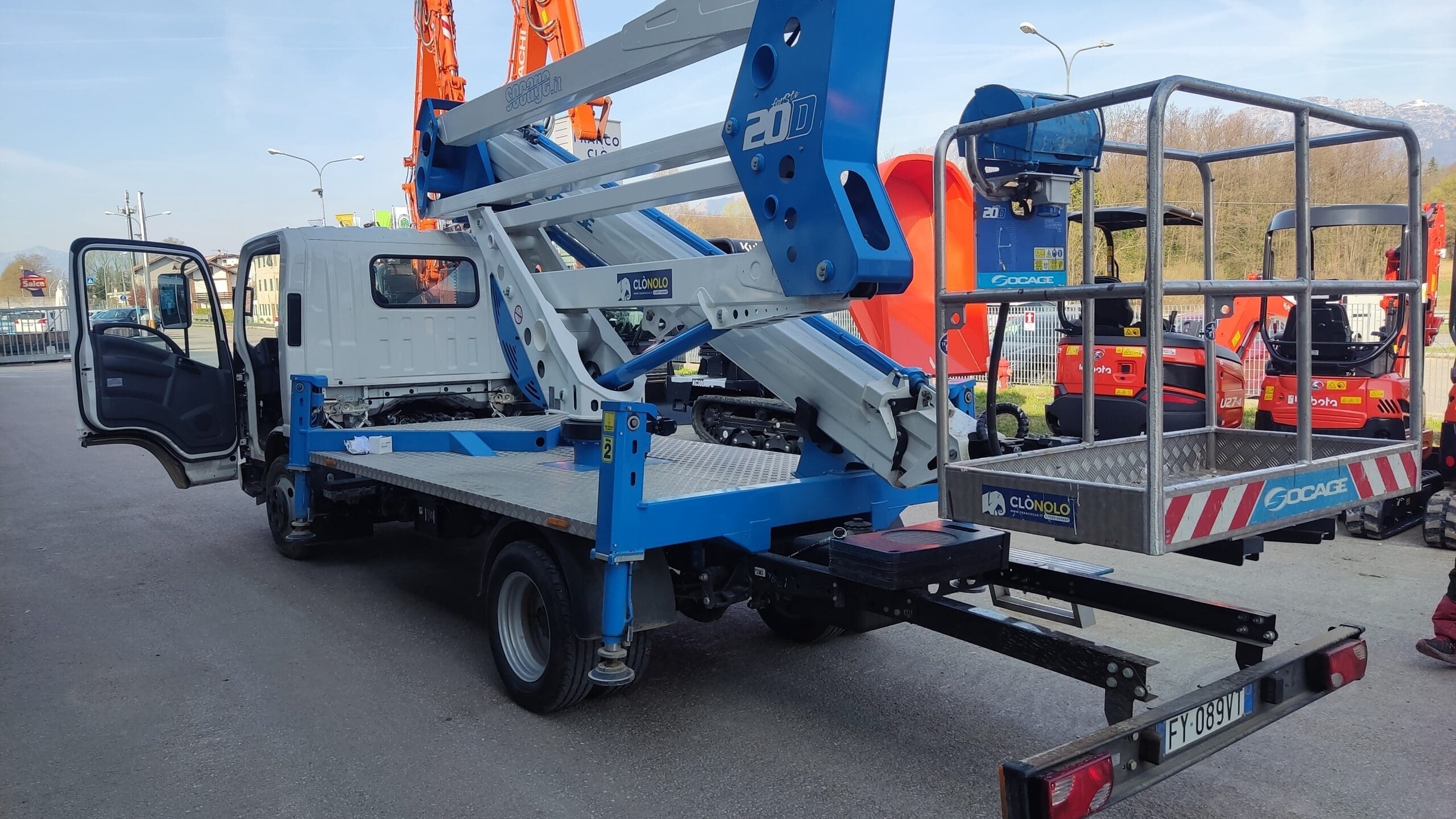 Piattaforma aerea SOCAGE FORSTE 20D - Franco Clò Macchine Movimento Terra