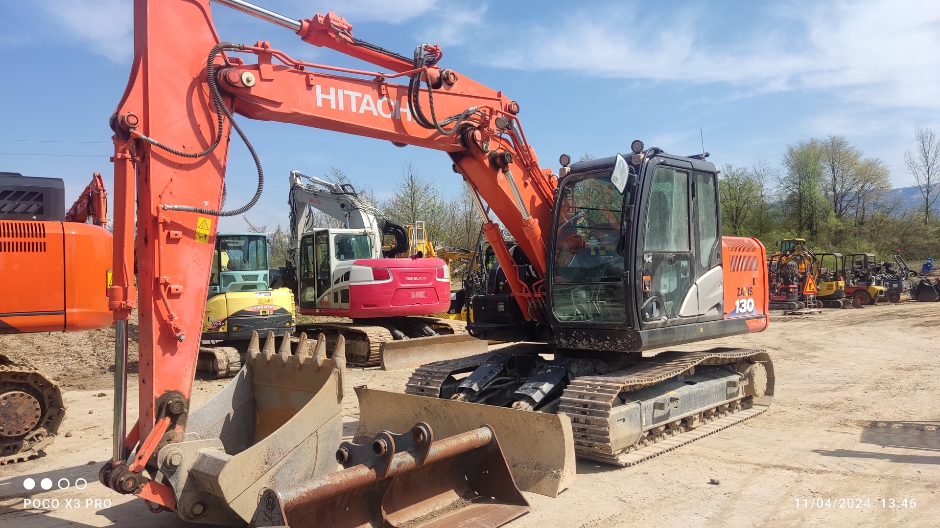 Escavatore cingolato HITACHI ZX130-6 2P - Franco Clò Macchine Movimento Terra