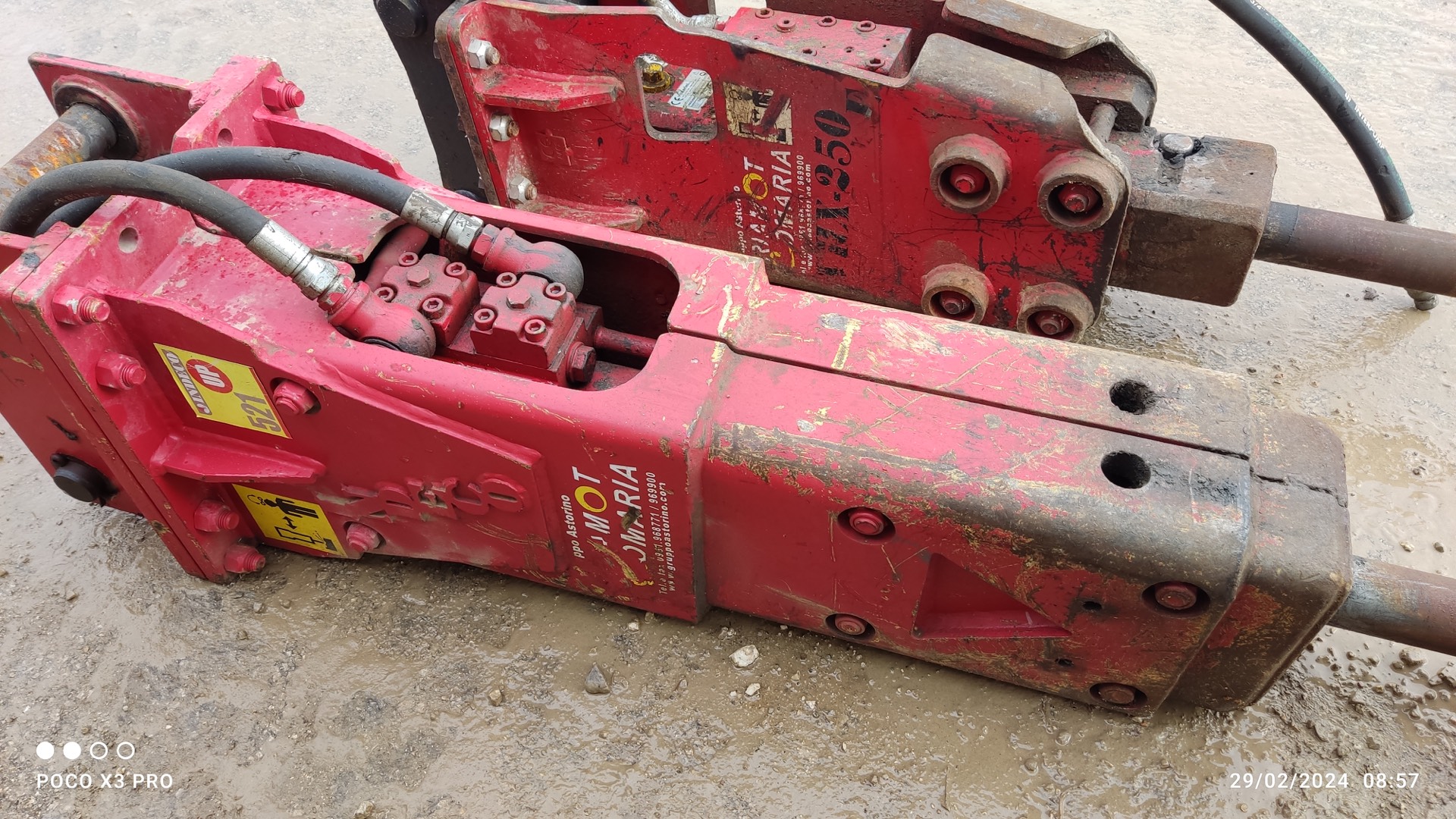 Martello demolitore idraulico Indeco 521 UP - Franco Clò Macchine Movimento Terra