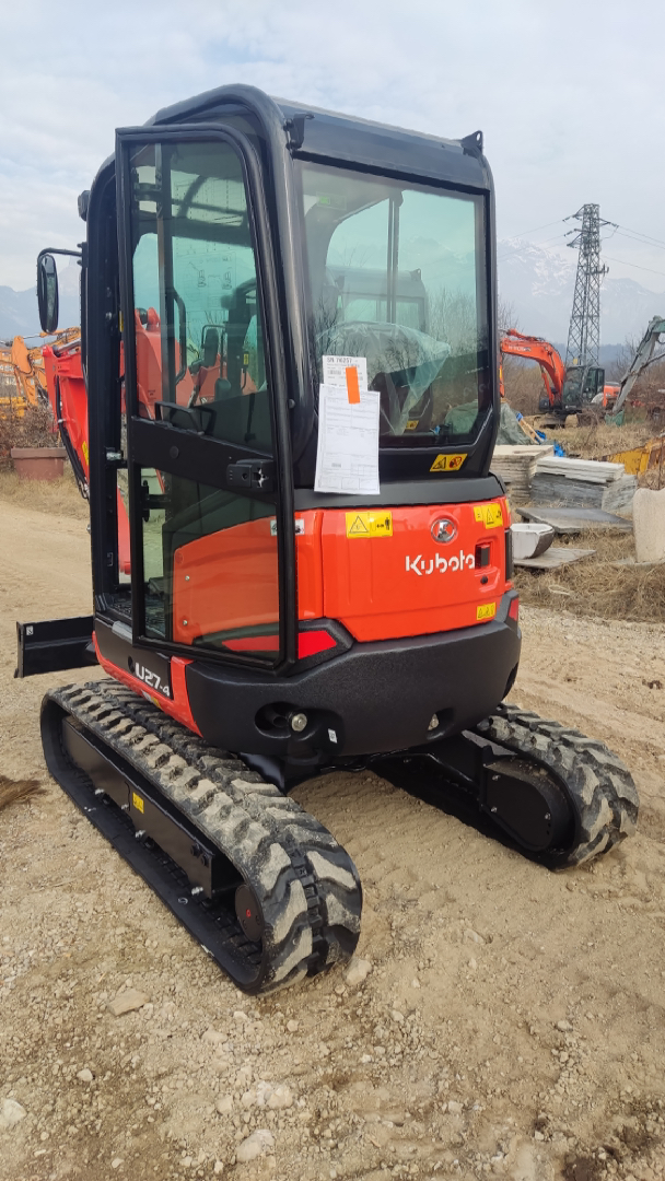 Mini escavatore KUBOTA U 27.4 GLAT - Franco Clò Macchine Movimento Terra