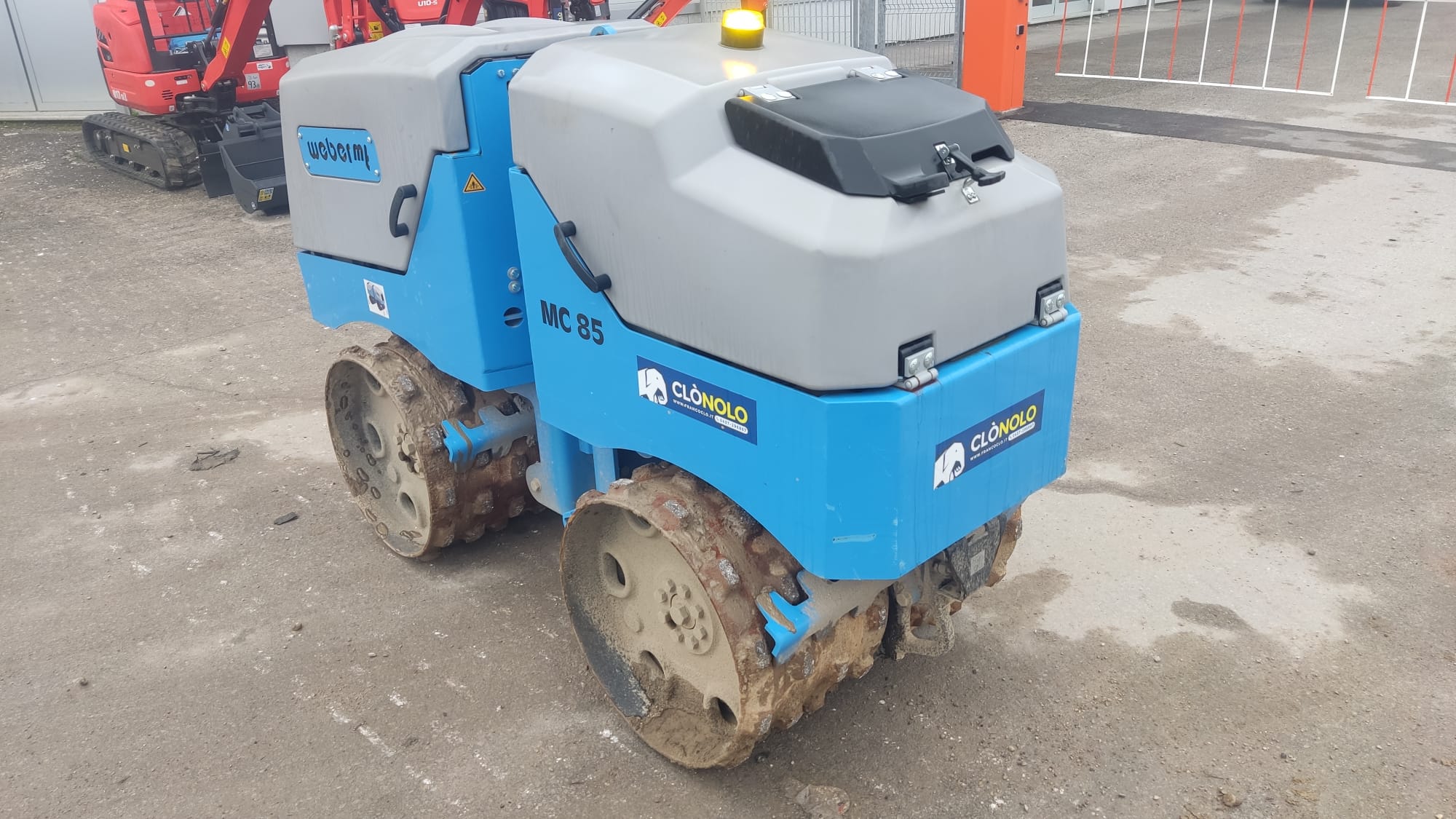 Rullo compattatore WEBER MC 85 - Franco Clò Macchine Movimento Terra