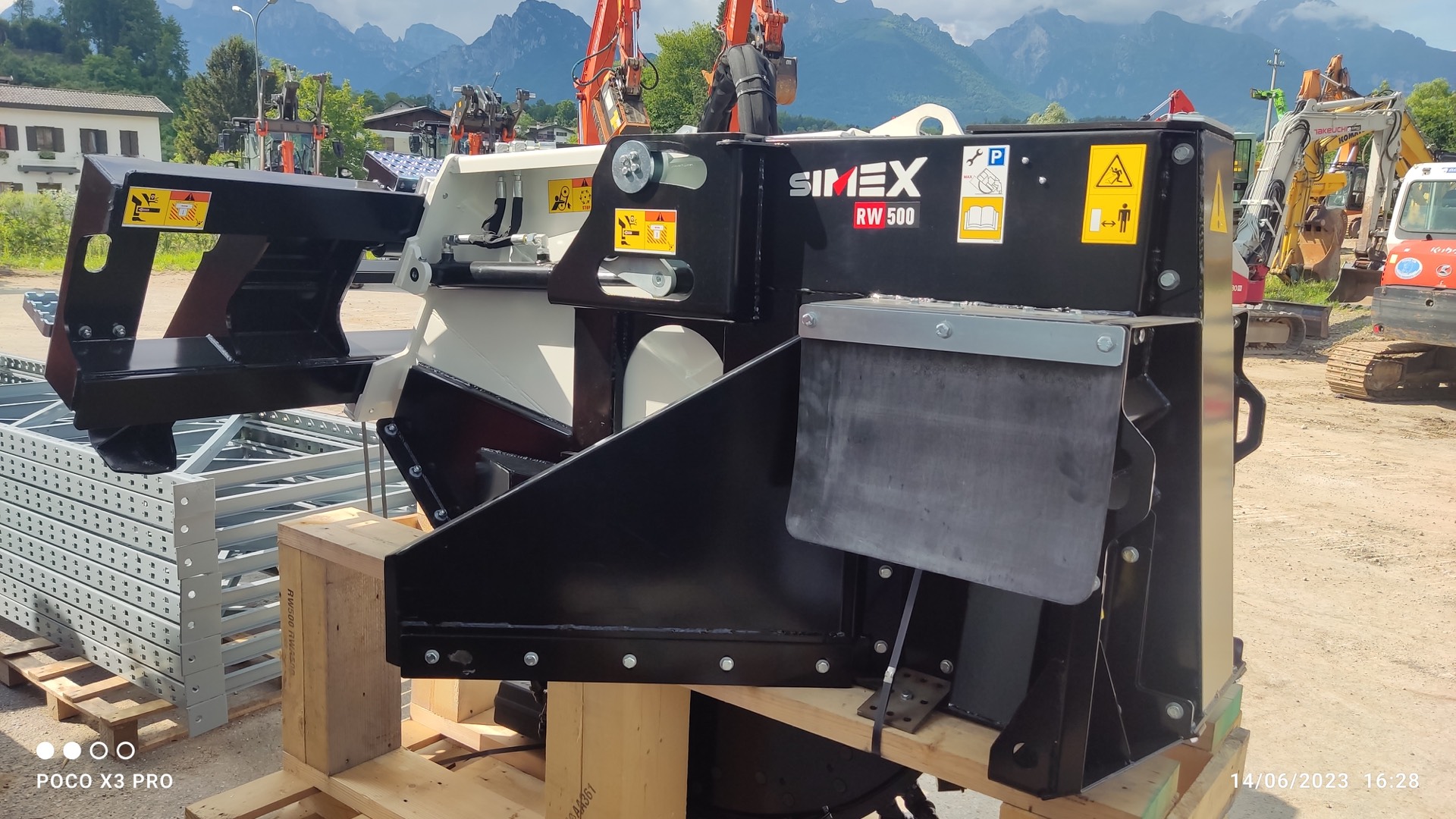 Escavatrice a ruota SIMEX RW500 - Franco Clò Macchine Movimento Terra