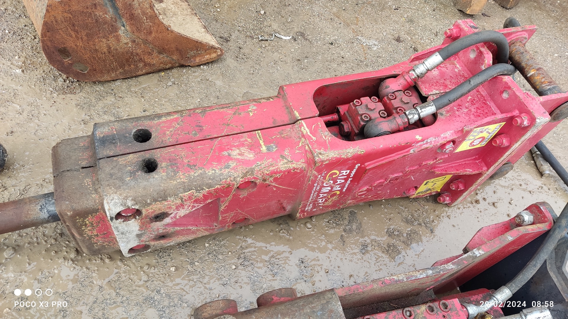 Martello demolitore idraulico Indeco 521 UP - Franco Clò Macchine Movimento Terra