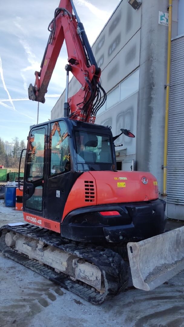 Midi escavatore KUBOTA KX 080-4 2P GLAT - Franco Clò Macchine Movimento Terra