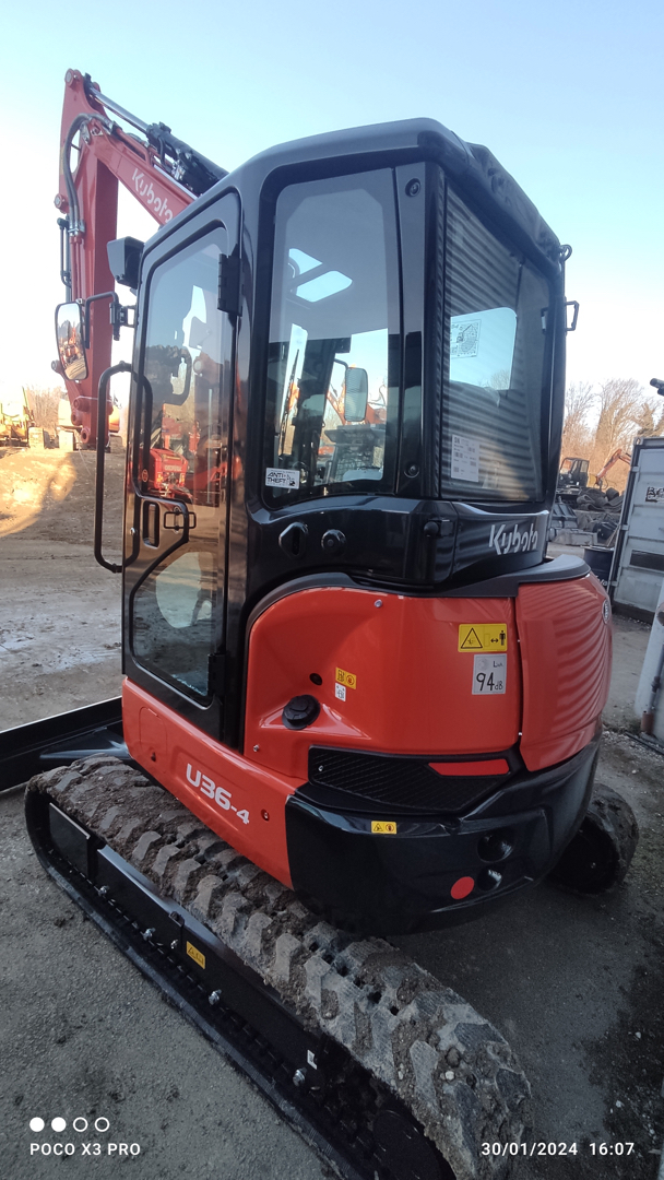 Mini escavatore KUBOTA U 36.4 KGLS2 AT - Franco Clò Macchine Movimento Terra