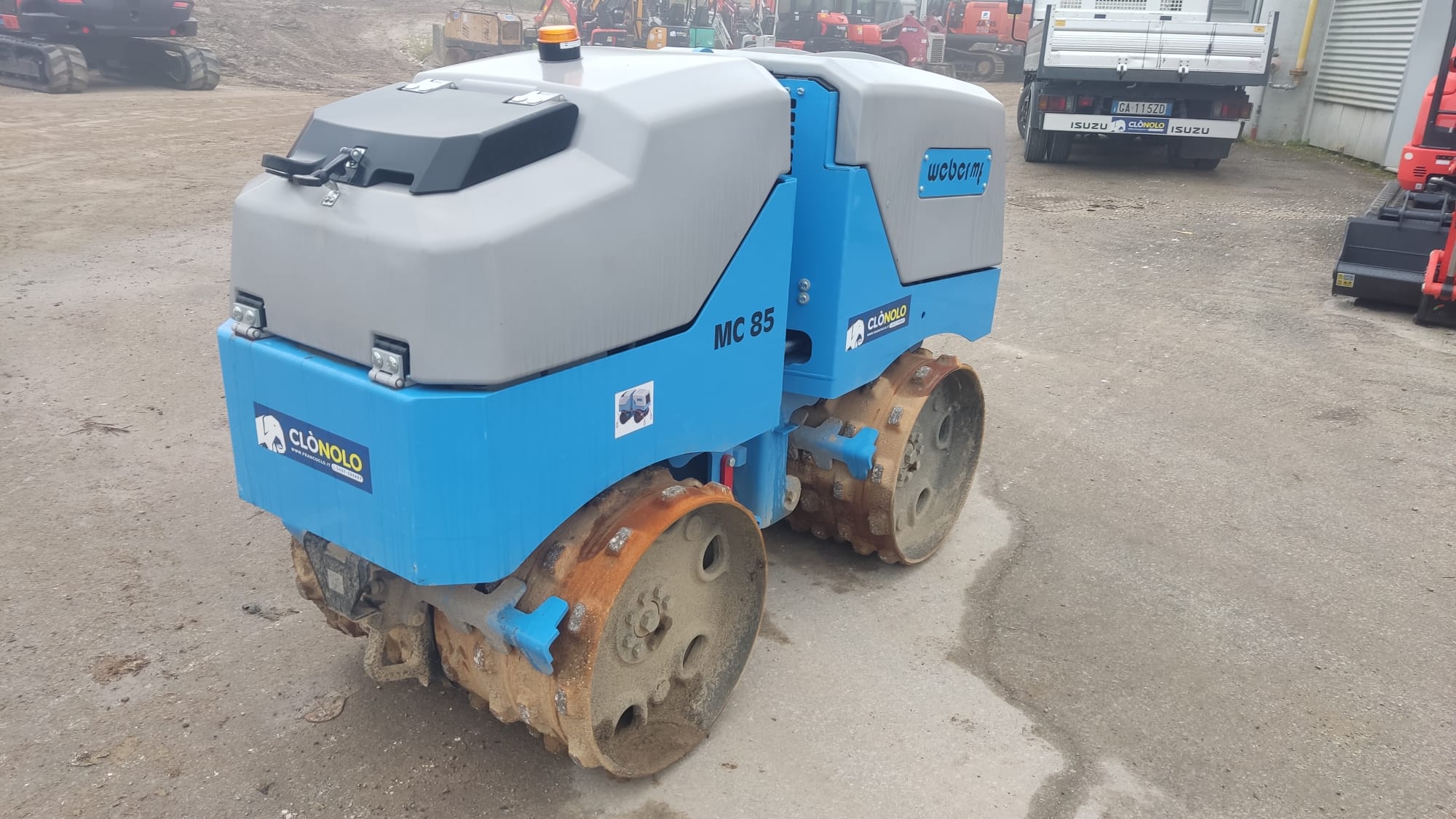 Rullo compattatore WEBER MC 85 - Franco Clò Macchine Movimento Terra