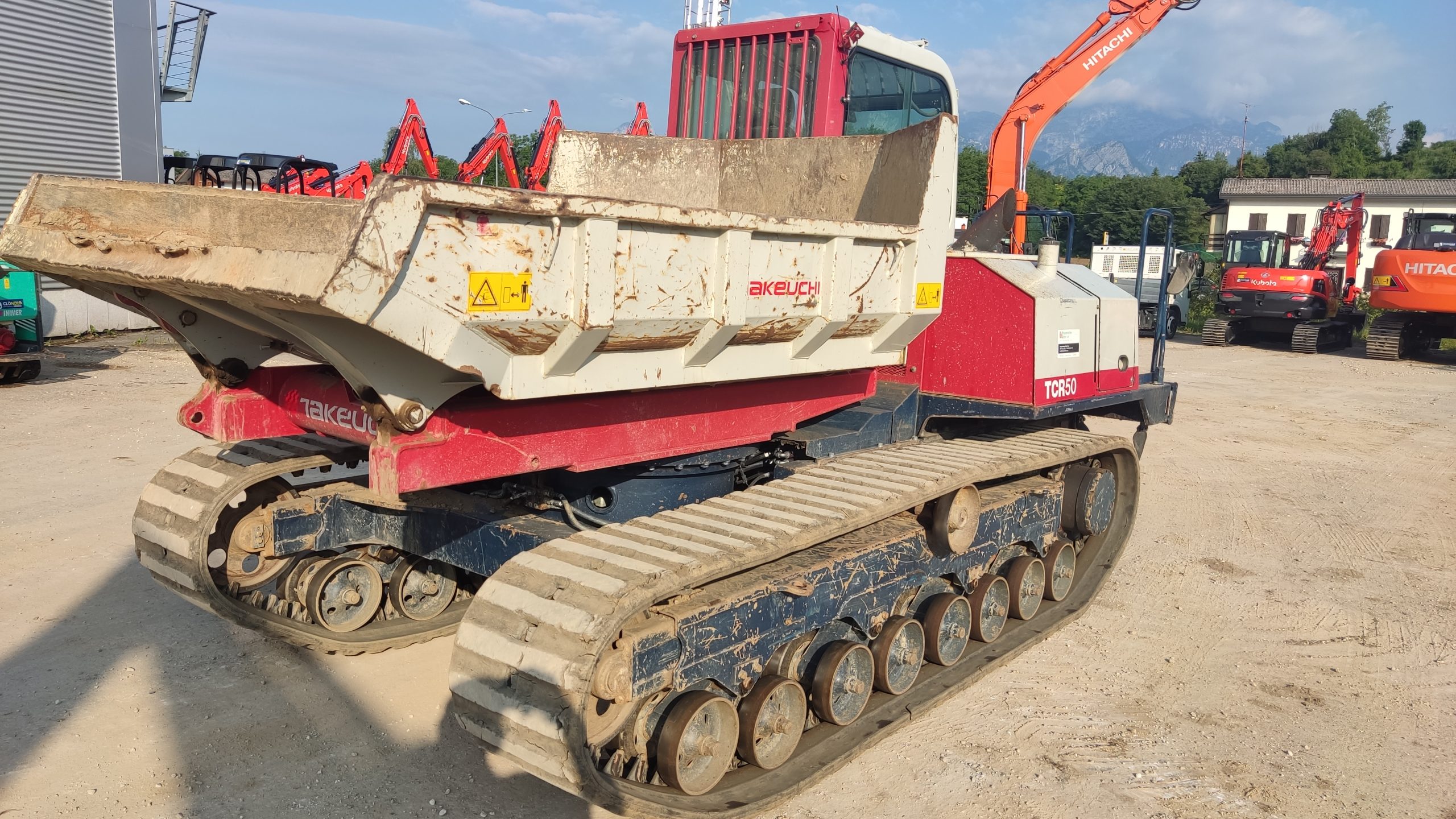 Dumper cingolato Takeuchi TCR 50 - Franco Clò Macchine Movimento Terra