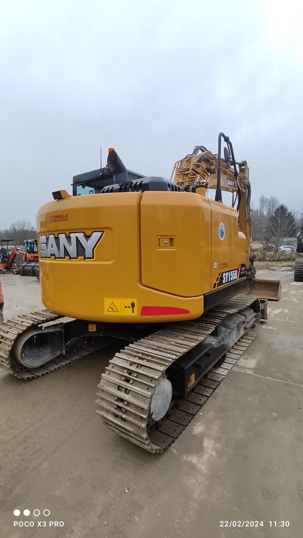 Escavatore cingolato SANY SY155 U - Franco Clò Macchine Movimento Terra
