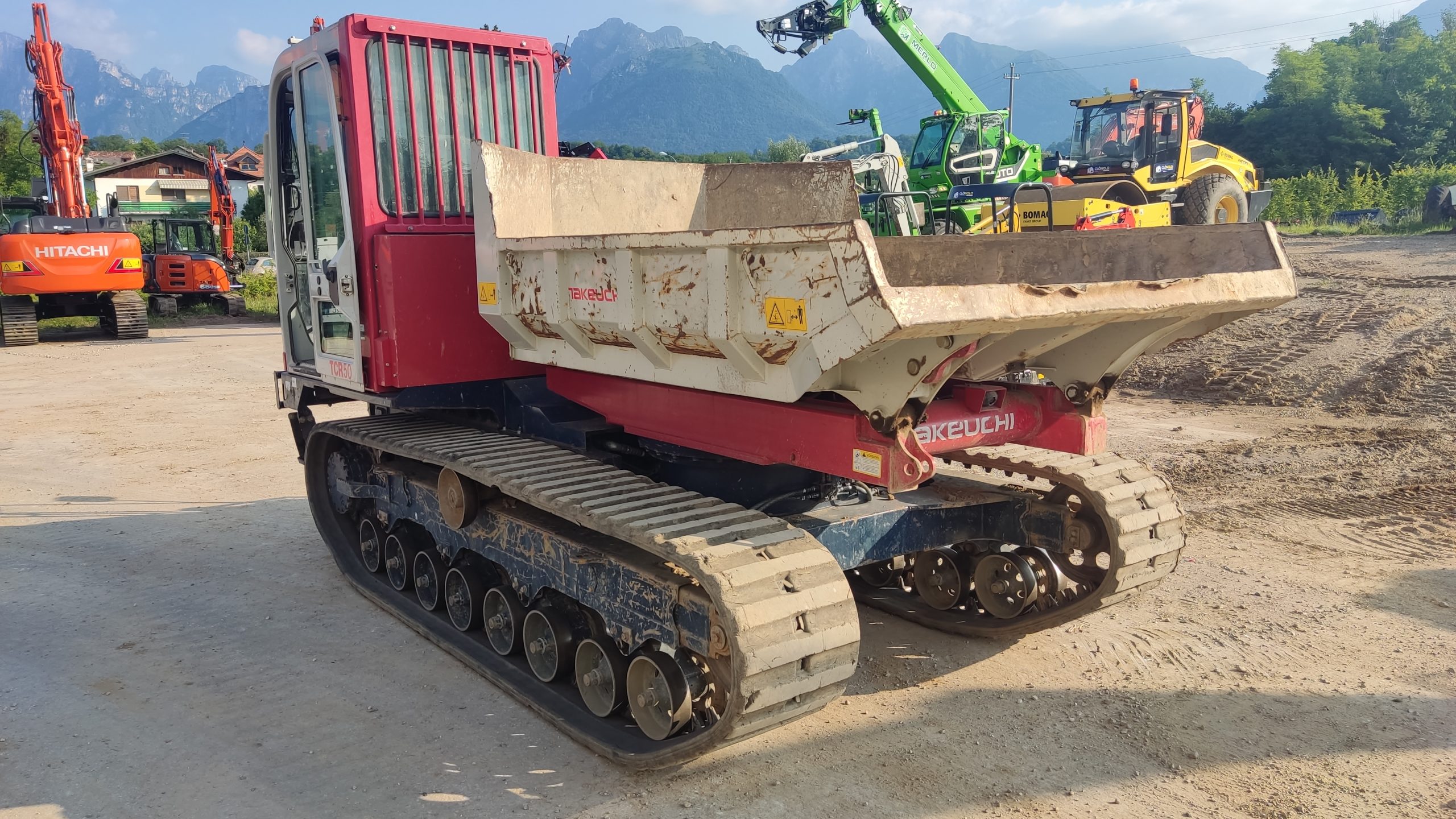 Dumper cingolato Takeuchi TCR 50 - Franco Clò Macchine Movimento Terra