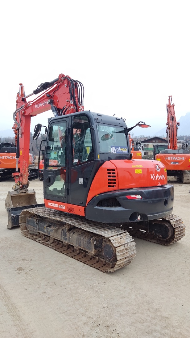 Midi escavatore KUBOTA KX080.4α2 - Franco Clò Macchine Movimento Terra