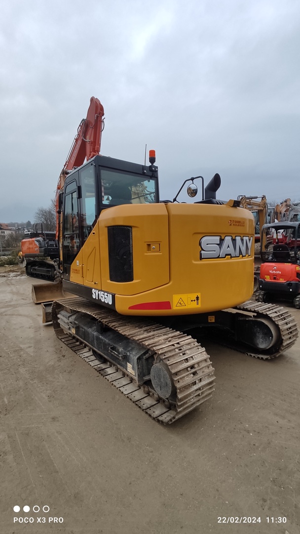 Escavatore cingolato SANY SY155 U - Franco Clò Macchine Movimento Terra