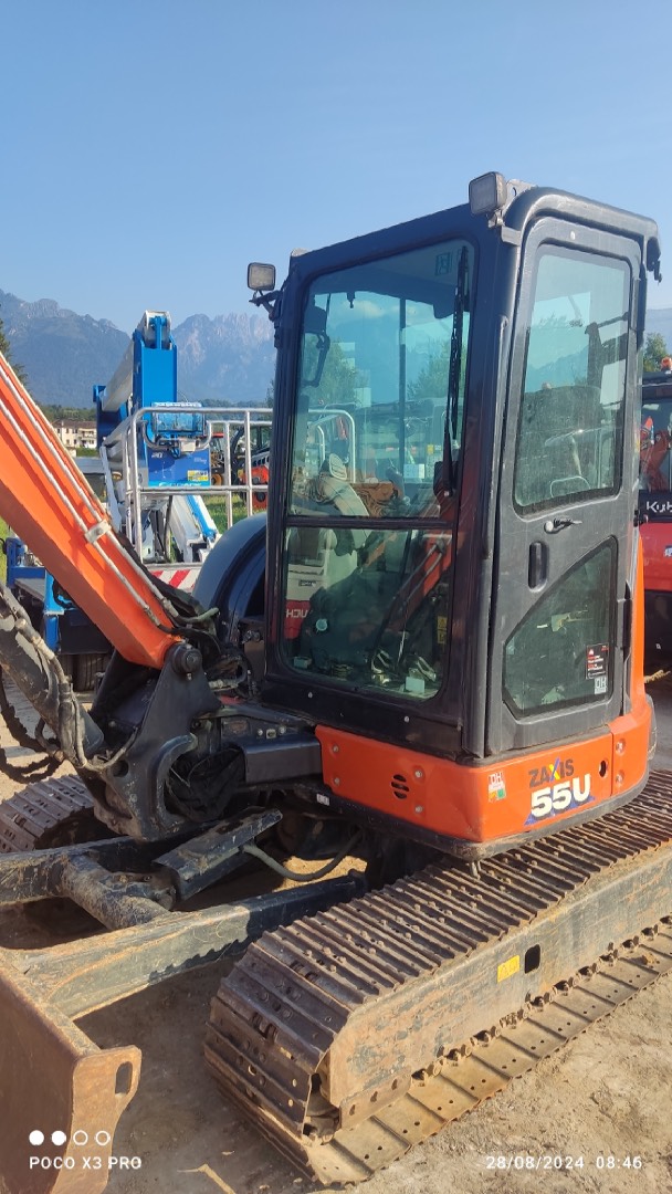 Mini escavatore HITACHI ZX55U-6 CK2 - Franco Clò Macchine Movimento Terra