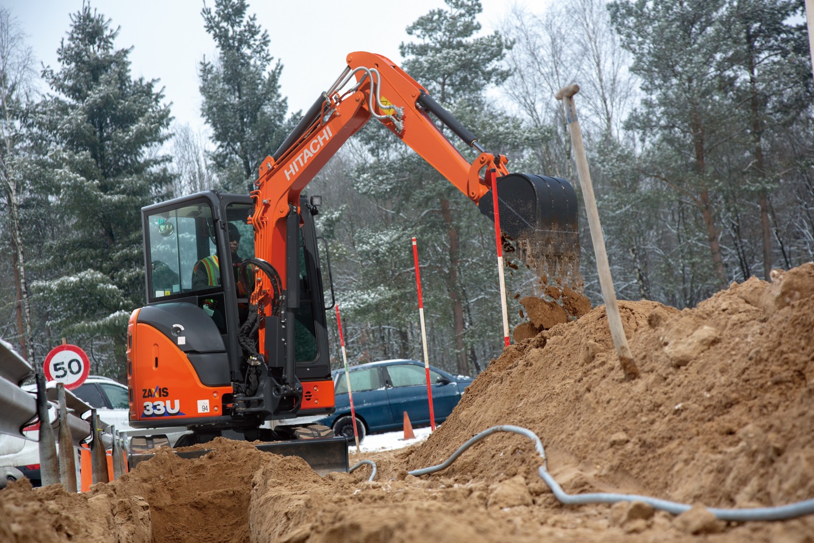 Mini escavatore Hitachi ZX33 U-6 - Franco Clò Macchine Movimento Terra