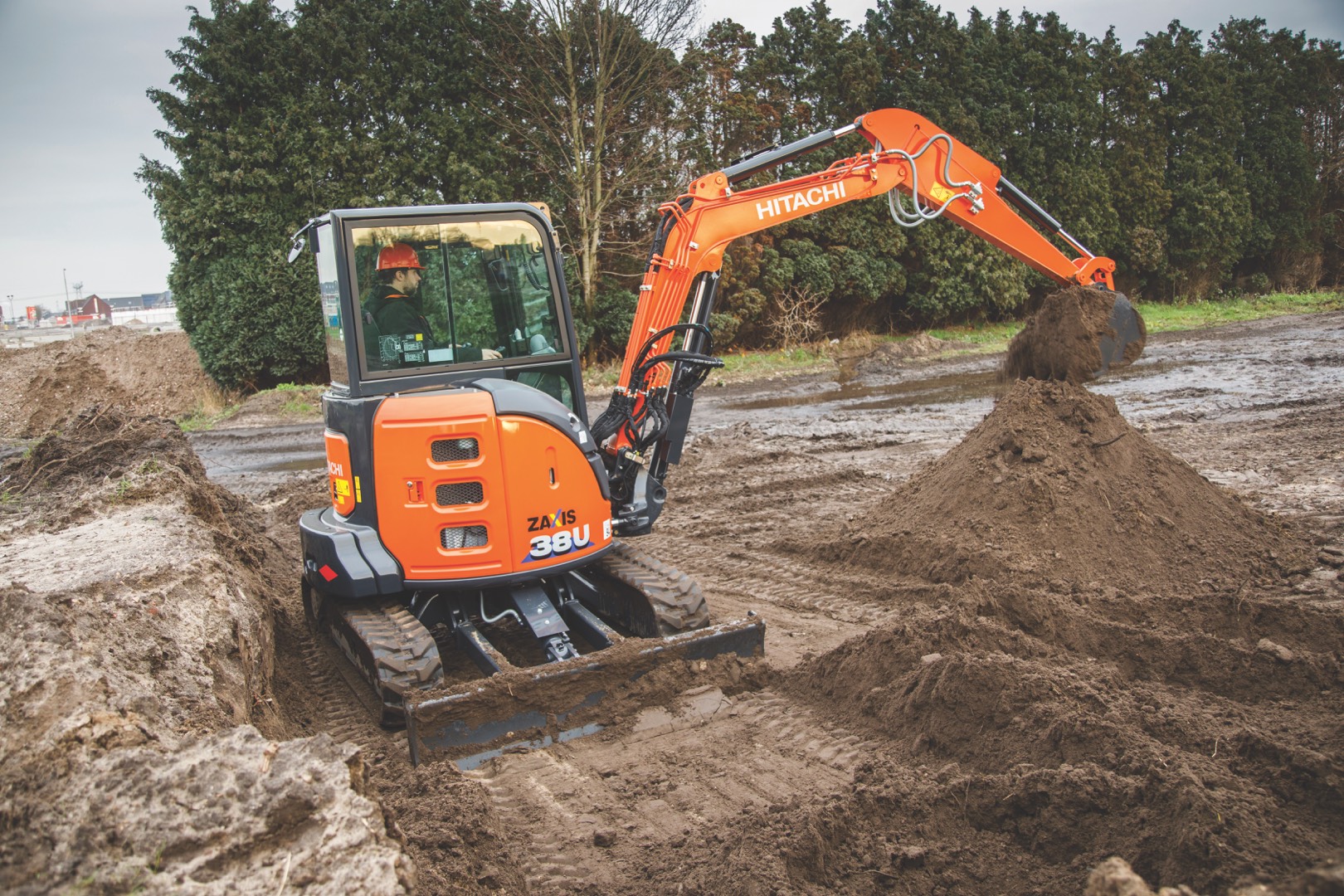 Mini escavatore Hitachi ZX38 U-6 - Franco Clò Macchine Movimento Terra