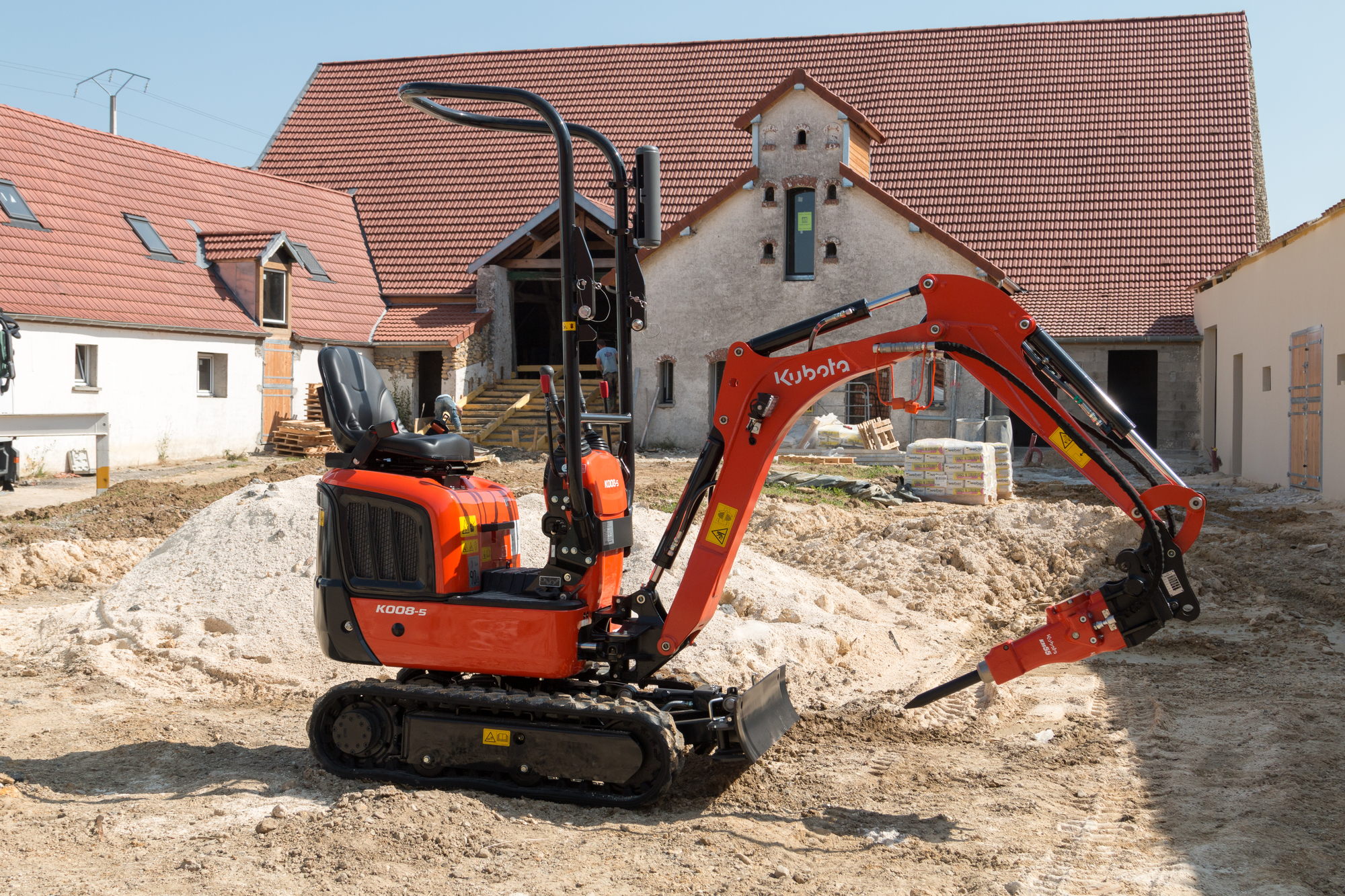 Mini escavatore Kubota K008-5 - Franco Clò Macchine Movimento Terra