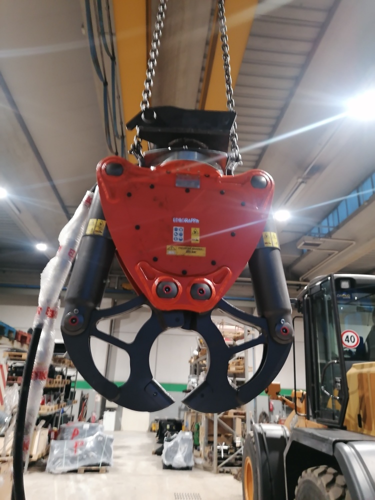 Pinza frantumatrice 430 2DE T44 per 50/80 q.li - Franco Clò Macchine Movimento Terra