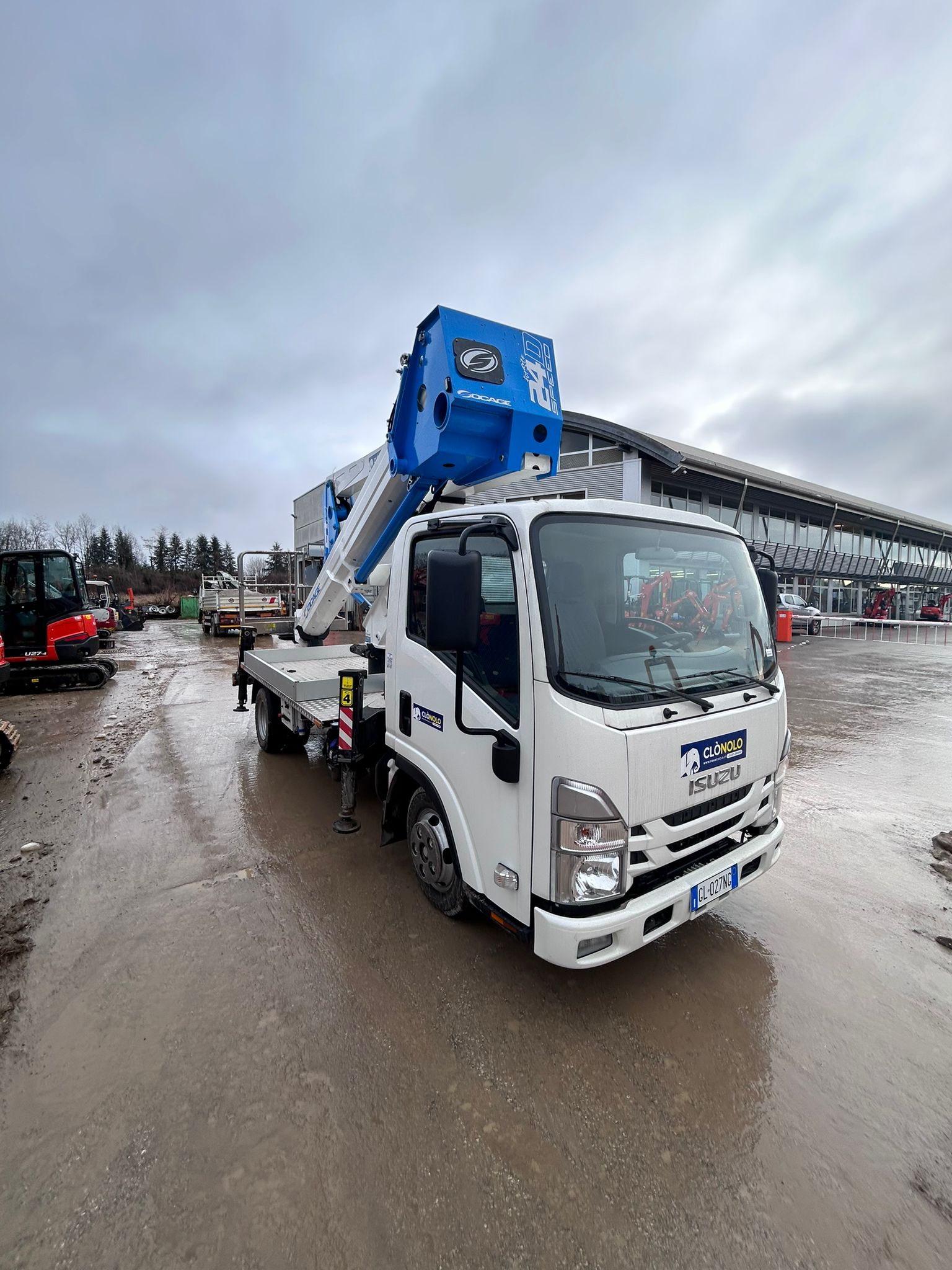 Piattaforma aerea SOCAGE FORSTE 24D - Franco Clò Macchine Movimento Terra
