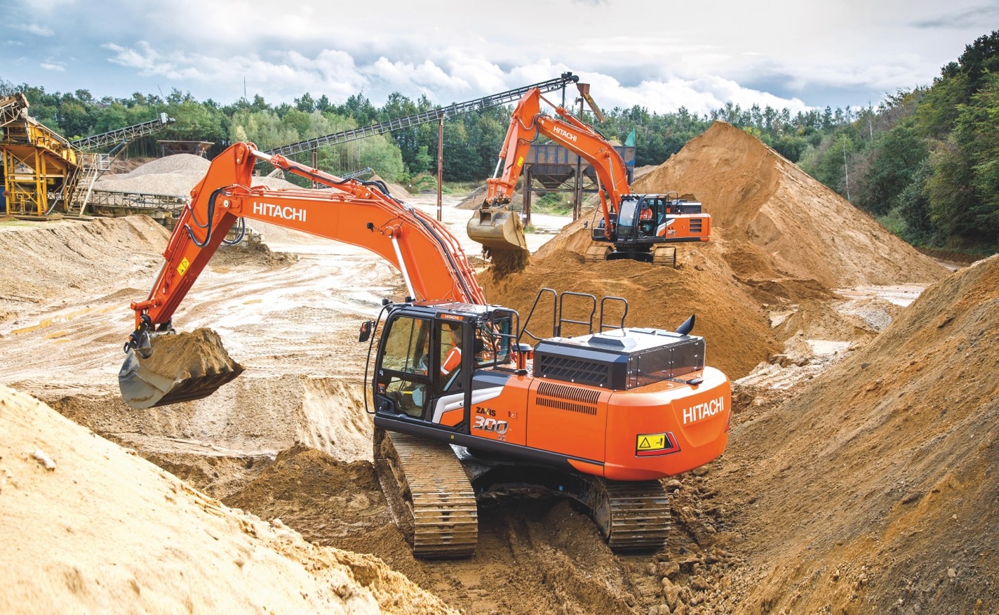 Escavatore cingolato Hitachi ZX350LCN-7 - Franco Clò Macchine Movimento Terra