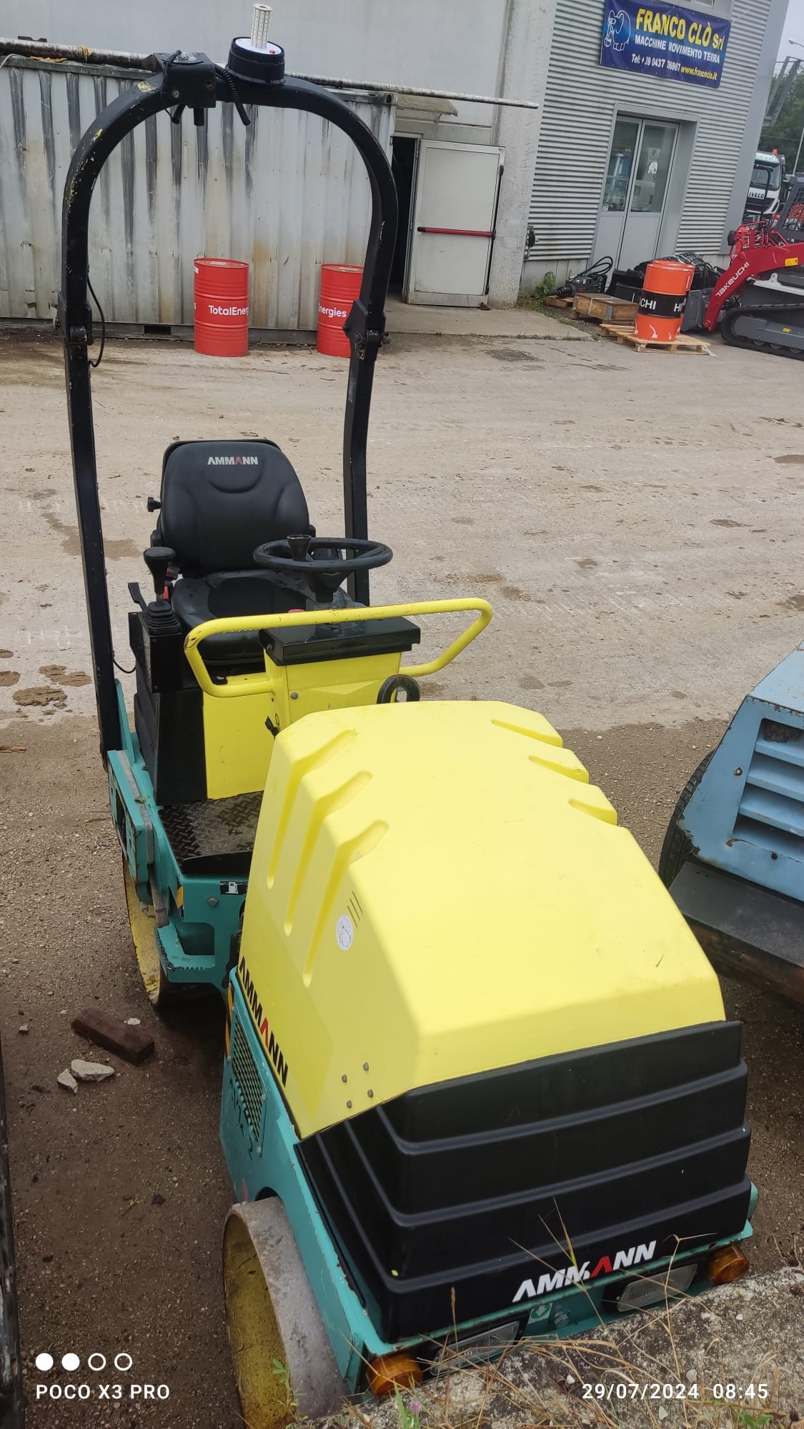 Rullo compattatore AMMANN AV 12-2 - Franco Clò Macchine Movimento Terra