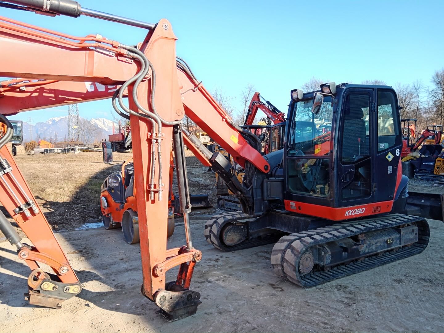 Midi escavatore Kubota KX080-4 GLAT - Franco Clò Macchine Movimento Terra