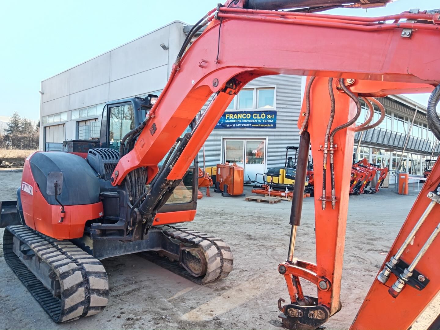 Midi escavatore Kubota KX080-4 GLAT - Franco Clò Macchine Movimento Terra