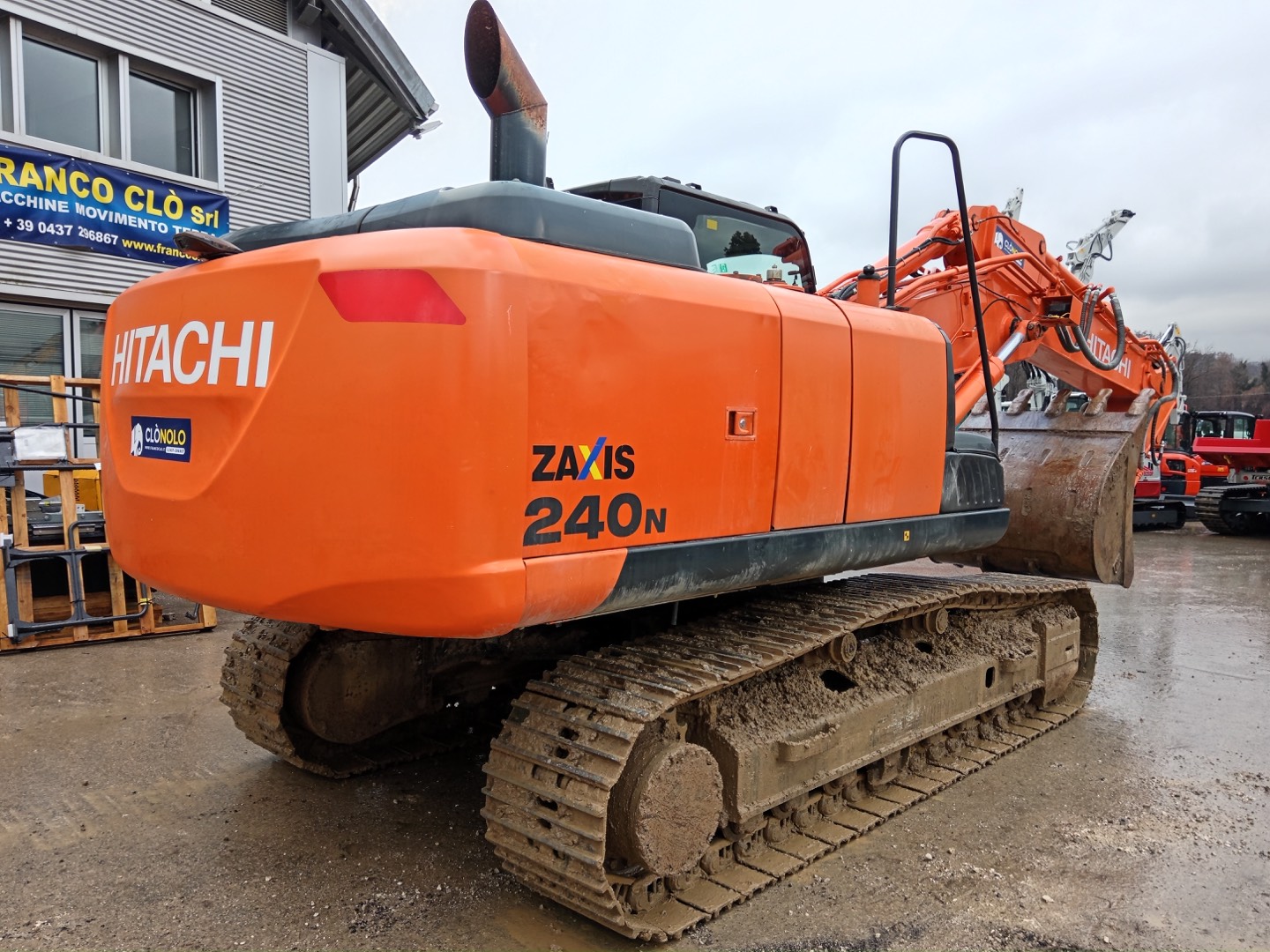 Escavatore cingolato HITACHI ZX240-5 2P - Franco Clò Macchine Movimento Terra