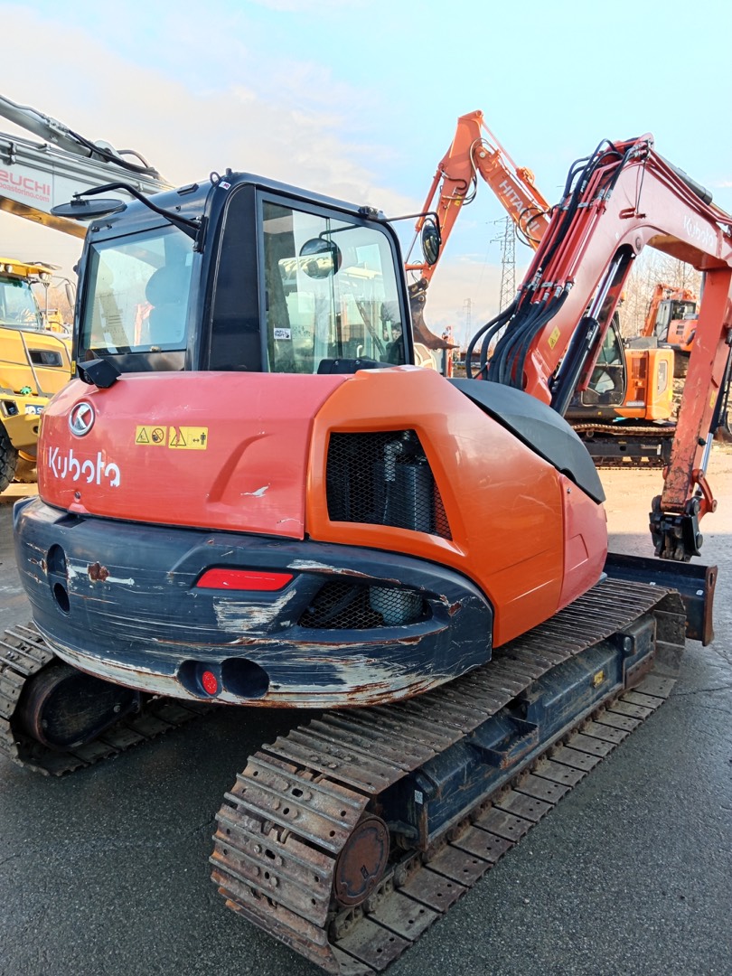 Midi escavatore Kubota KX080-4 LAT - Franco Clò Macchine Movimento Terra
