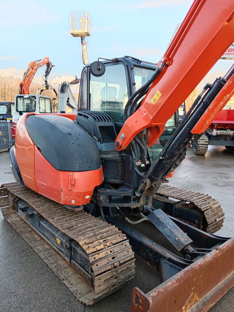 Midi escavatore Kubota KX080-4 LAT - Franco Clò Macchine Movimento Terra