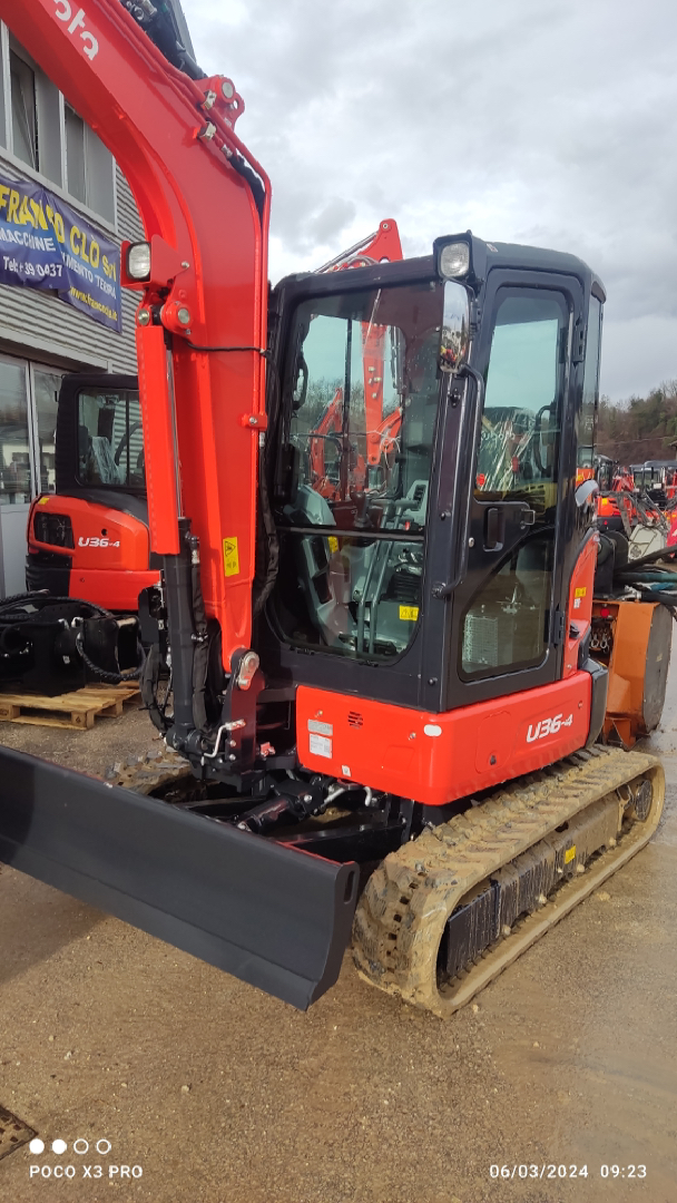 Mini escavatore KUBOTA U36-4 KGLS2AT - Franco Clò Macchine Movimento Terra
