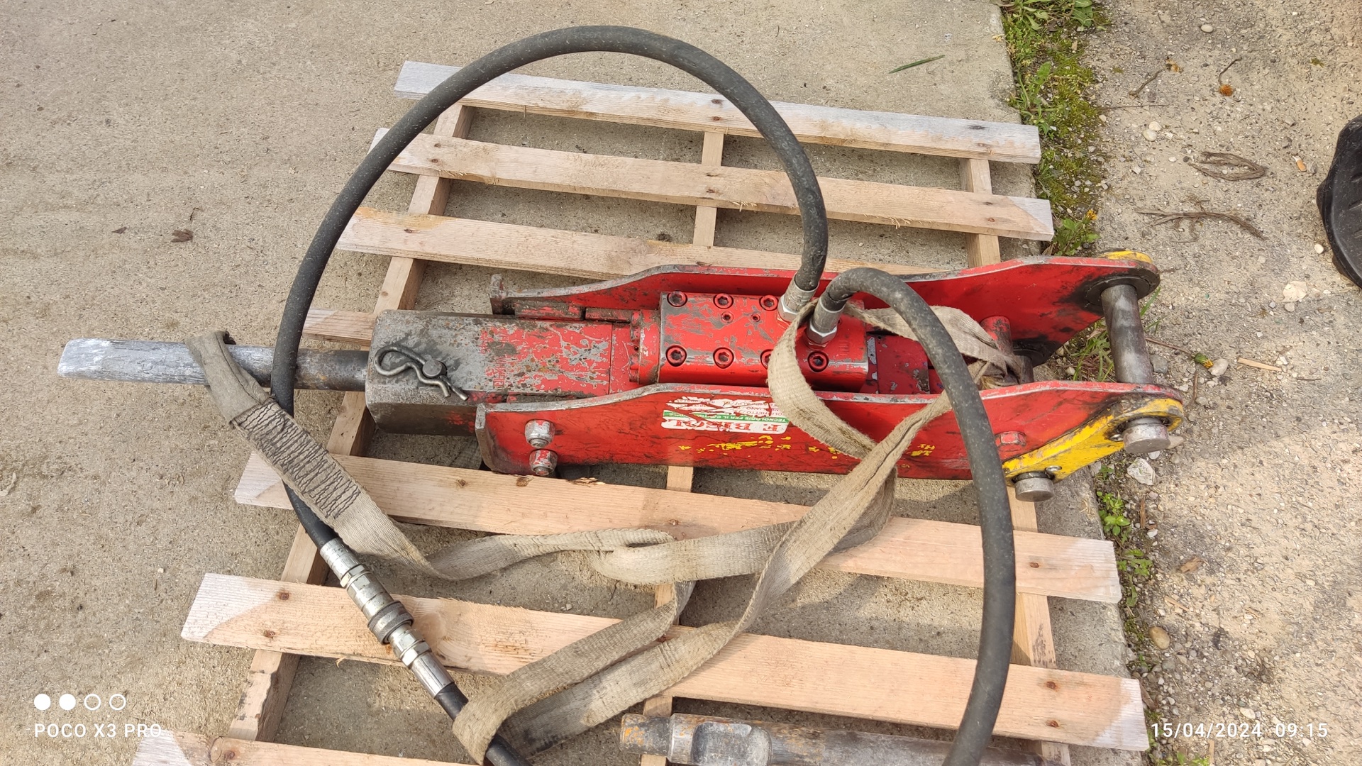 Martello demolitore idraulico VISTARINI VH90 - Franco Clò Macchine Movimento Terra