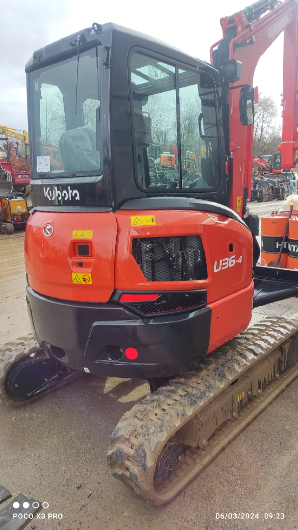 Mini escavatore KUBOTA U36-4 KGLS2AT - Franco Clò Macchine Movimento Terra