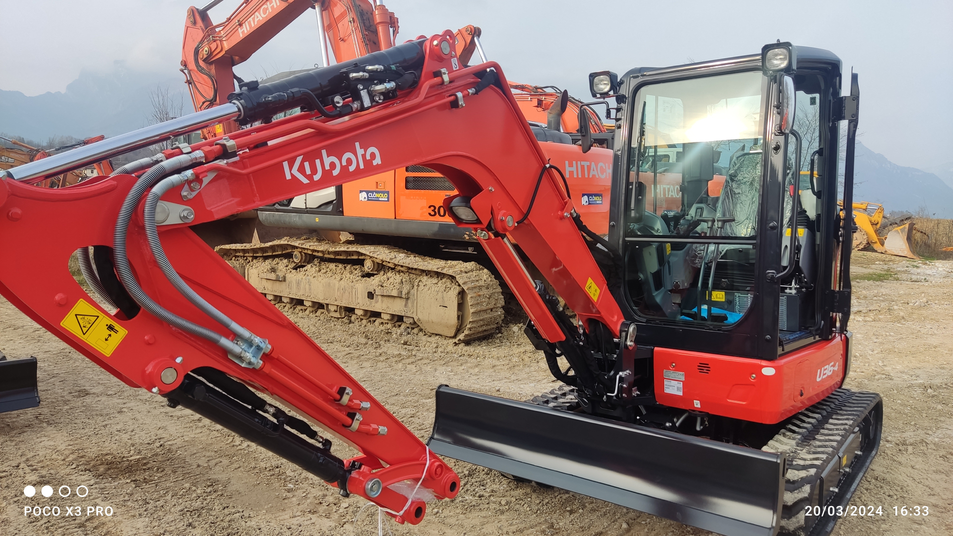 Mini escavatore KUBOTA U36-4 KGLS2AT - Franco Clò Macchine Movimento Terra