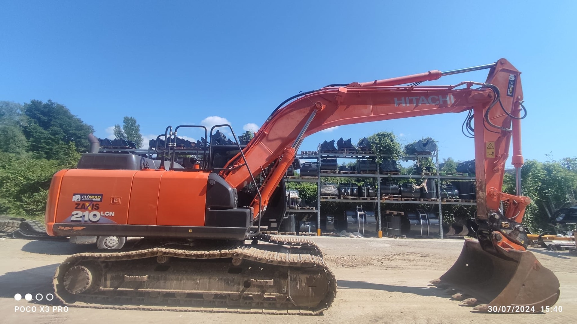 Escavatore cingolato HITACHI ZX 210LCN.6 - Franco Clò Macchine Movimento Terra