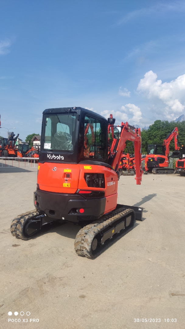 Mini escavatore KUBOTA U36-4 KGLS2AT - Franco Clò Macchine Movimento Terra