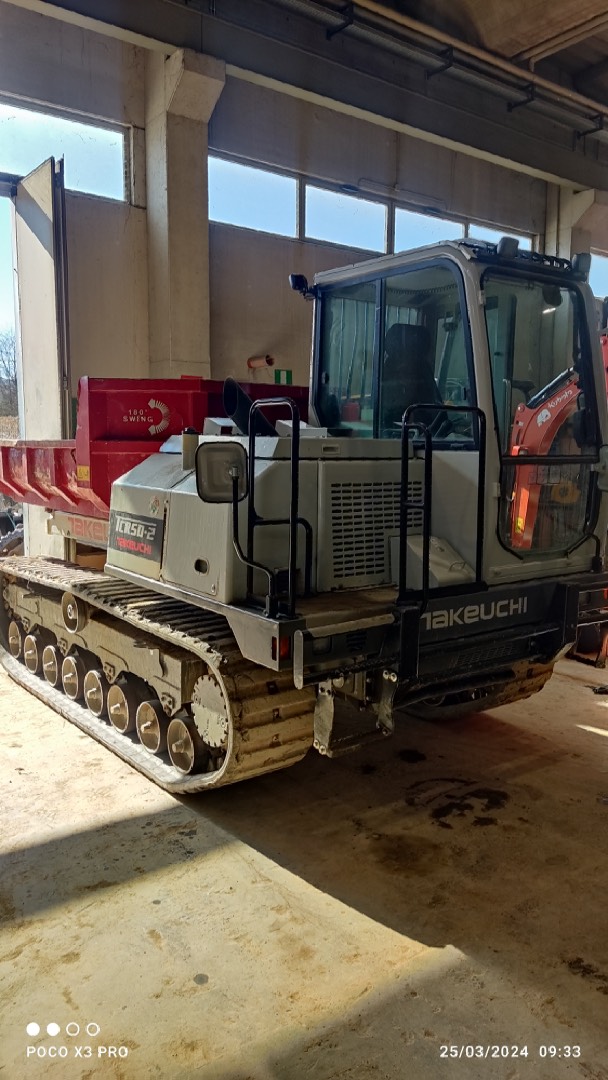 Dumper cingolato TAKEUCHI TCR 50 - Franco Clò Macchine Movimento Terra