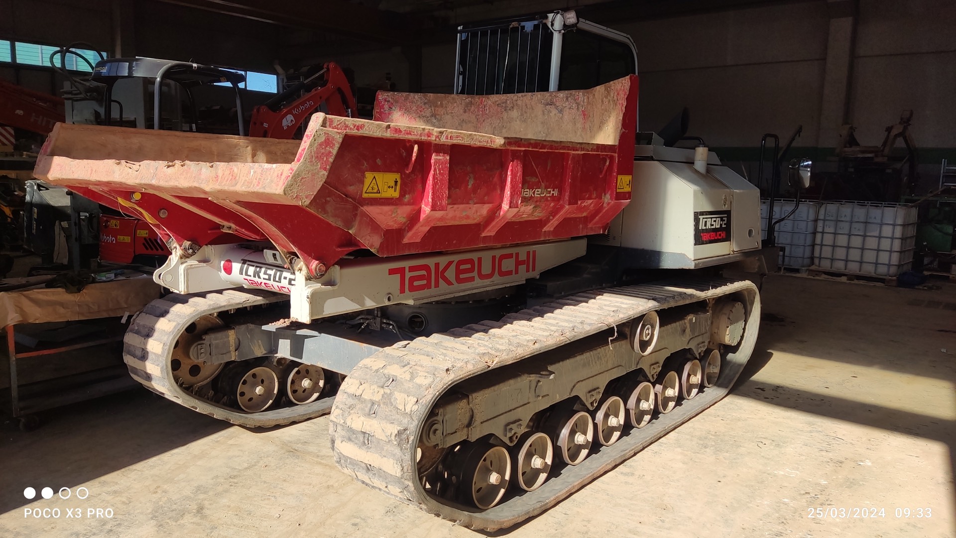 Dumper cingolato TAKEUCHI TCR 50 - Franco Clò Macchine Movimento Terra