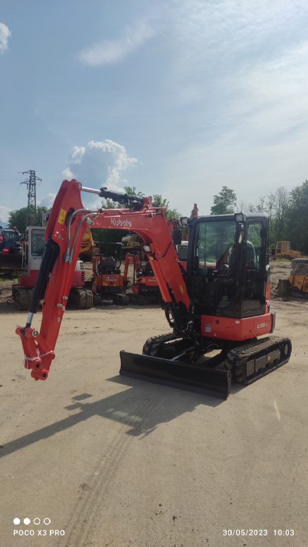 Mini escavatore KUBOTA U36-4 KGLS2AT - Franco Clò Macchine Movimento Terra