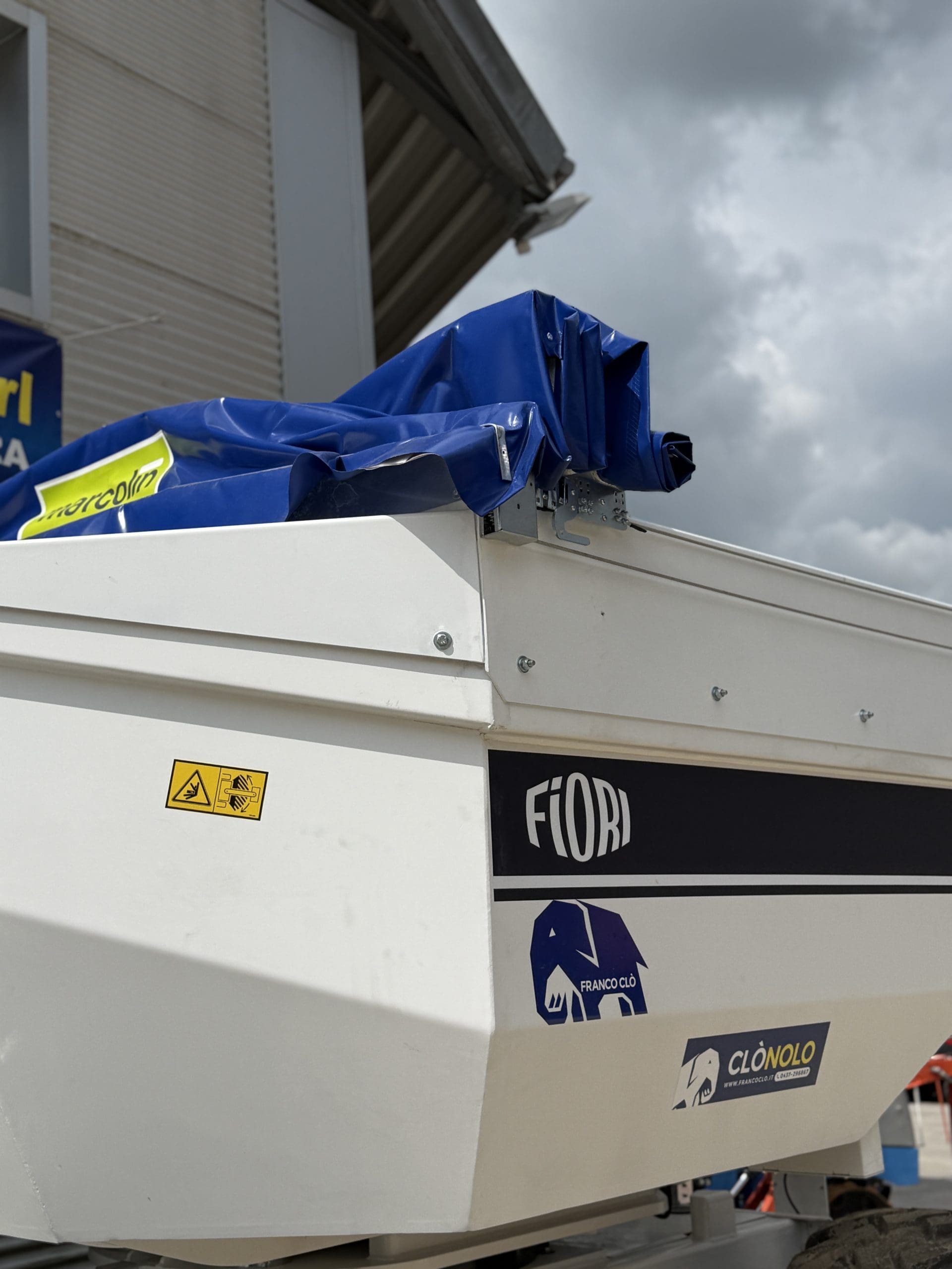 Dumper FIORI D 120 SW con telo copricassone - Franco Clò Macchine Movimento Terra