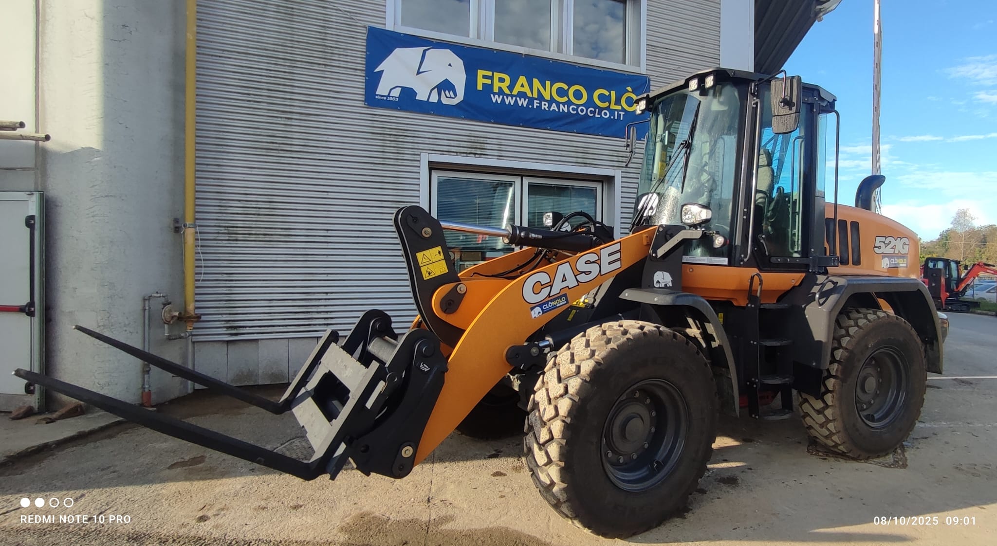 Pala gommata CASE 521 G - Franco Clò Macchine Movimento Terra