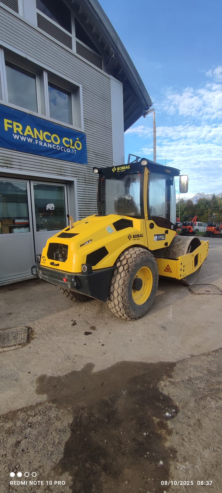 Rullo compattatore BOMAG BW 177 D-5 - Franco Clò Macchine Movimento Terra