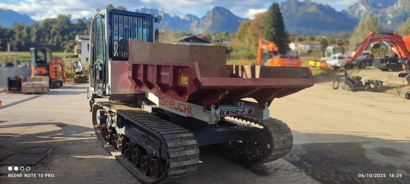 Dumper cingolato TAKEUCHI TCR 50.2 - Franco Clò Macchine Movimento Terra